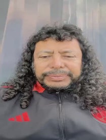 Poster for Holiday video from Rene Higuita