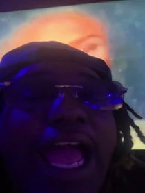 Poster for Birthday video from Kanye East