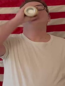 Poster for Birthday video from Propane Man, Dan “America” Bruce
