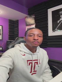 Poster for Birthday video from Myles Frost