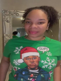 Poster for Holiday video from Cherie Johnson