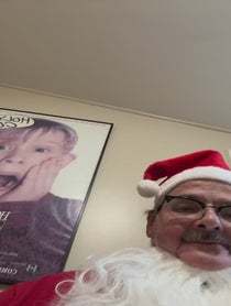 Poster for Valentine's Day video from Home Alone Santa Ken Hudson Campbell