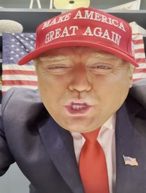 Poster for Birthday video from Donald J. Trump