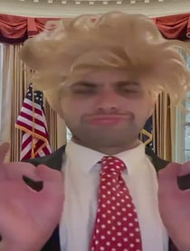 Poster for Holiday video from Trump #MakeAwesomeGreetingsAgain