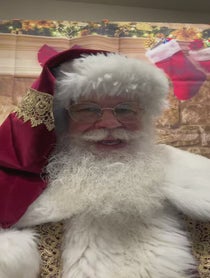 Poster for Holiday video from Santa Claus