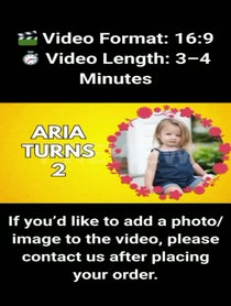 Poster for Birthday video from Ms Rachel Birthday Video Parode