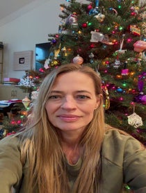 Poster for Holiday video from Jeri Ryan