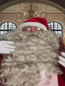 Poster for Holiday video from Santa Messages