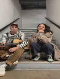 Poster for Valentine's Day video from Abner Ramirez and Amanda Sudano Ramirez