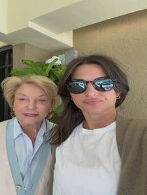Poster for Holiday video from Kim & Grandma Gail