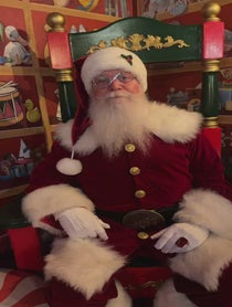 Poster for Holiday video from Santa Mike