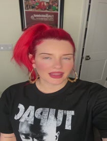 Poster for Valentine's Day video from Justina Valentine