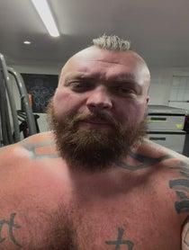 Poster for Birthday video from Eddie Hall