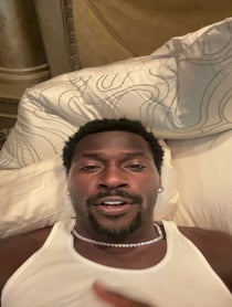 Poster for Fantasy football video from Antonio Brown