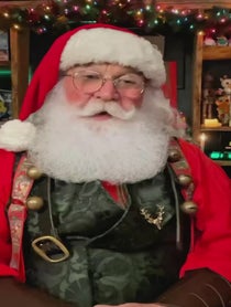 Poster for Holiday video from Santa Corky