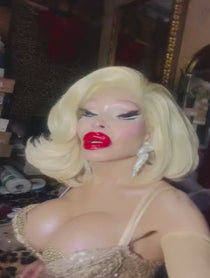 Poster for Birthday video from Amanda Lepore