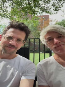 Poster for Birthday video from We Are Scientists