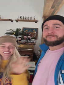 Poster for Birthday video from Walk off the Earth (Gianni & Sarah)