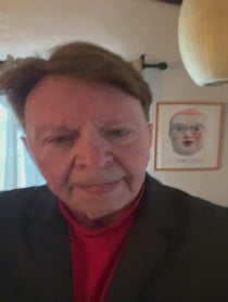 Poster for Birthday video from Gerald Casale of DEVO