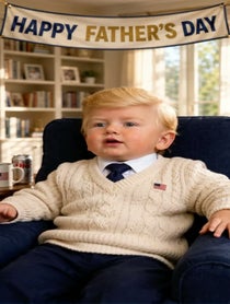 Poster for Father's Day video from Baby Trump | Baby News Network