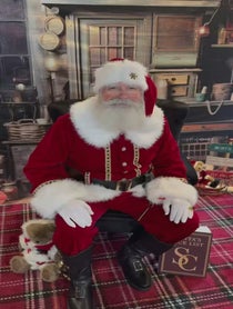 Poster for Holiday video from Santa Dan