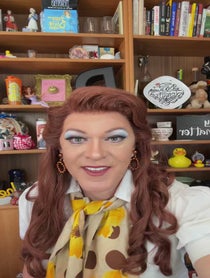 Poster for Birthday video from Dixie Longate