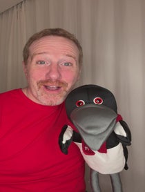 Poster for Birthday video from Steve and Maggie