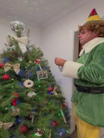 Poster for Holiday video from Buddy The Elf