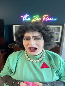 Poster for Father's Day video from Dr. Frank N Furter