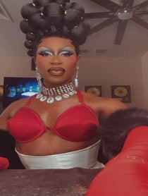 Poster for Holiday video from Shea Couleé