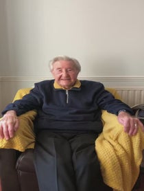 Poster for Holiday video from Edwin - Grandad sings