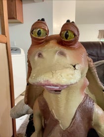 Poster for Birthday video from Meesa Jar Jar Binks