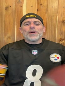Poster for Father's Day video from Aaron Rodgers Lookalike