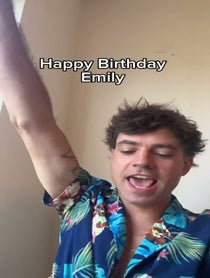 Poster for Birthday video from Malcolm Cills