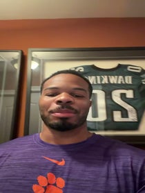 Poster for Birthday video from Jeremiah Trotter Jr.