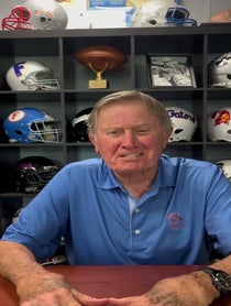 Poster for Birthday video from Coach Steve Spurrier