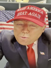 Poster for Father's Day video from Donald J. Trump