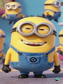 Poster for Birthday video from Minions
