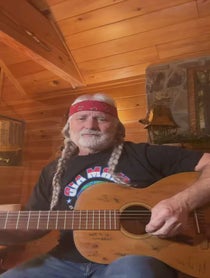 Poster for Birthday video from Willie Nelson Tribute Artist - Terry Johnson