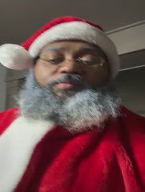 Poster for Holiday video from Gentilly Santa
