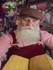 Poster for Holiday video from Kris Kringle