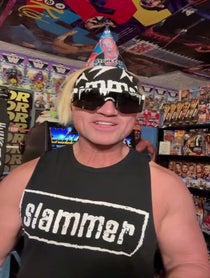 Poster for Birthday video from Slammer
