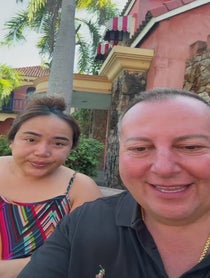 Poster for Holiday video from David and Annie 90 Day Fiance