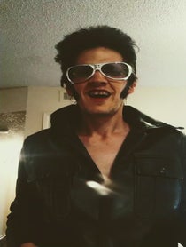 Poster for Birthday video from Elvis Impersonator