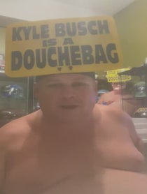 Poster for Other video from KYLE BUSCH IS A DOUCHEBAG