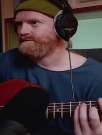 Poster for Birthday video from Newton Faulkner