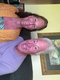 Poster for Birthday video from Betty & Ron Gibbs
