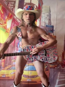 Poster for Question video from The Naked Cowboy