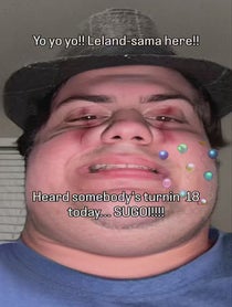 Poster for Birthday video from Crashout Leland