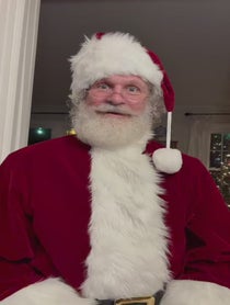 Poster for Holiday video from Santa Riz